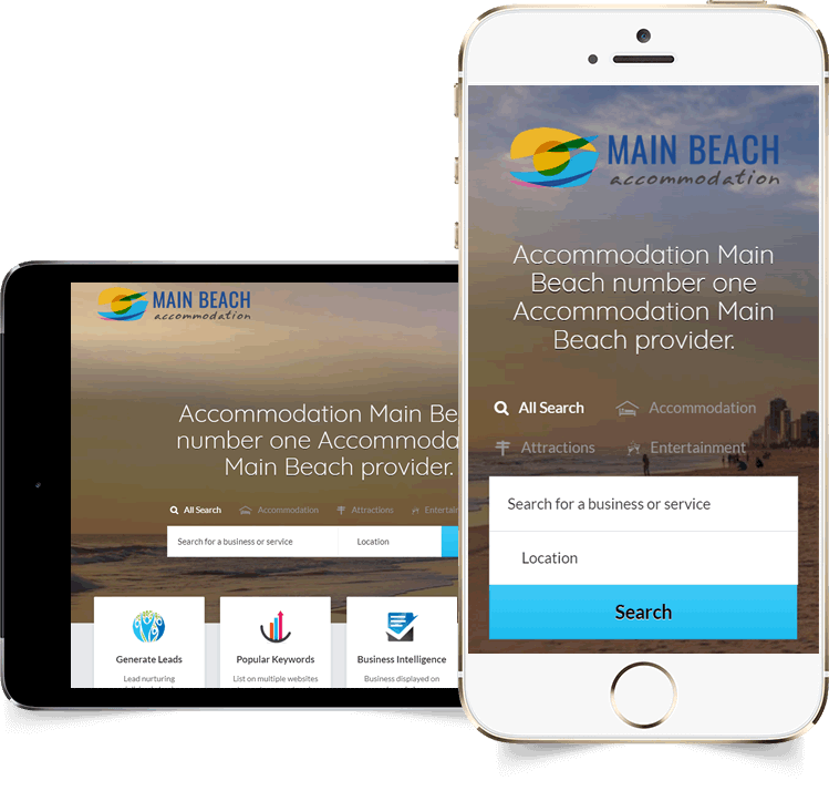 Accommodation Main Beach displayed beautifully on multiple devices